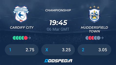 Cardiff City vs Huddersfield Town Prediction, Lineups & Odds.